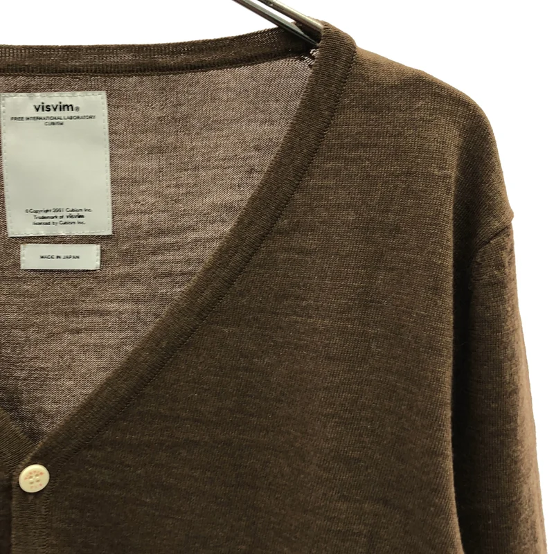 visvim / ビズビム | SELMER CARDIGAN KUBA / ロゴボタン ニット カーディガン | 1 | メンズ