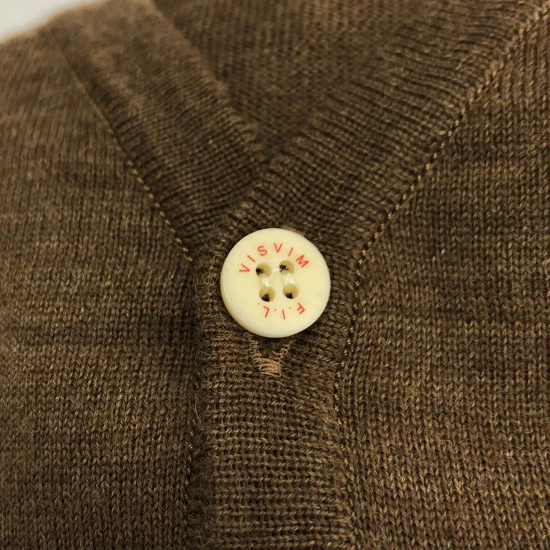 visvim / ビズビム | SELMER CARDIGAN KUBA / ロゴボタン ニット カーディガン | 1 | メンズ