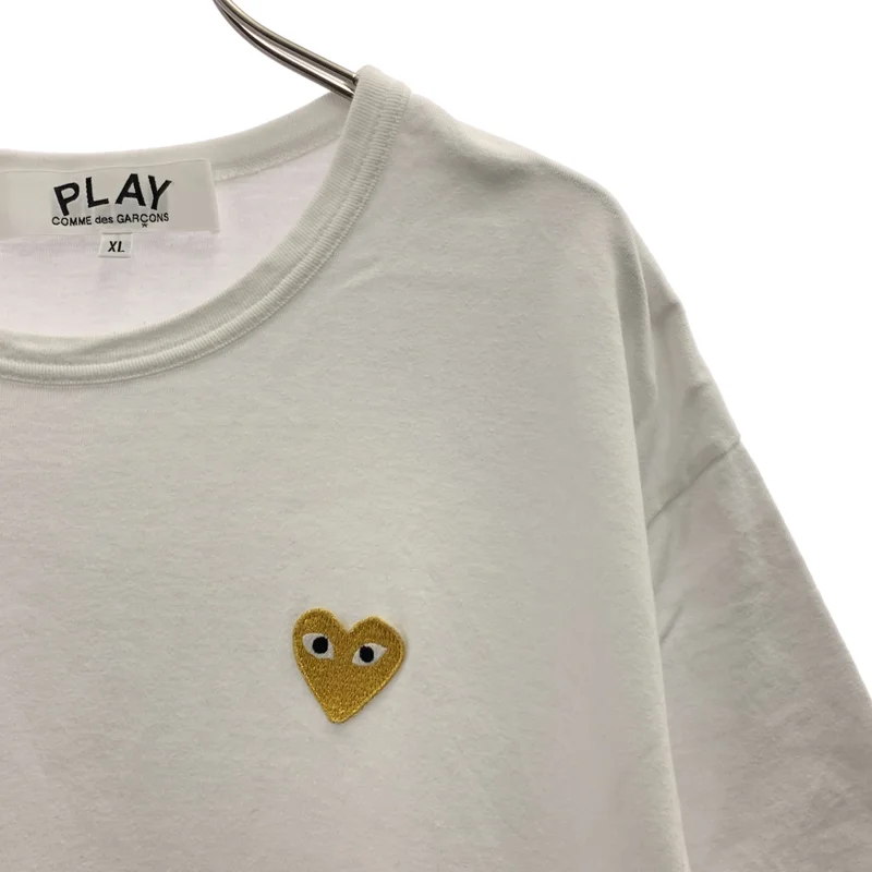 PLAY COMME des GARCONS / プレイコムデギャルソン | 2024 | ハートワッペン ロゴ オーバーサイズ Tシャツ カットソー | XL | メンズ