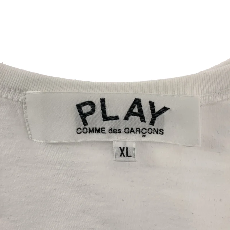 PLAY COMME des GARCONS / プレイコムデギャルソン | 2024 | ハートワッペン ロゴ オーバーサイズ Tシャツ カットソー | XL | メンズ
