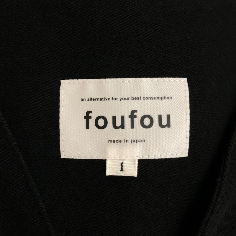foufou / フーフー | バックプリーツ Vネック ノースリーブワンピース | 1 | レディース