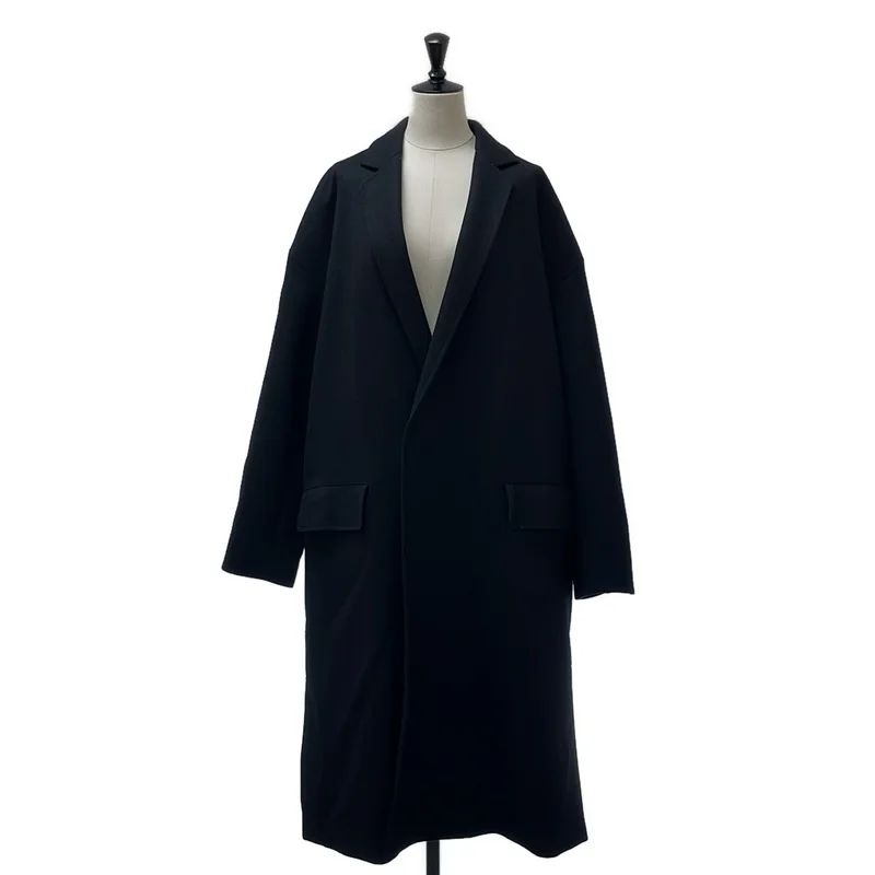 THE RERACS / ザリラクス | 2023AW | × THE TOKYO / THE LOOSE CHESTER COAT / 別注 メルトンウール ルーズチェスターコート | 46 | メンズ