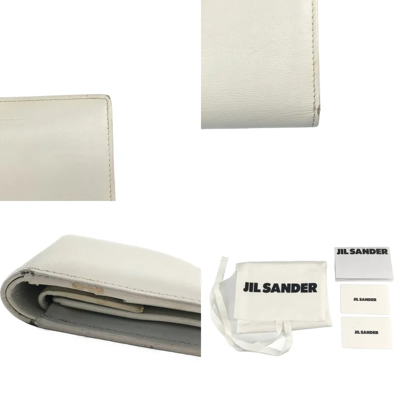 JIL SANDER / ジルサンダー | レザー 二つ折り ウォレット |