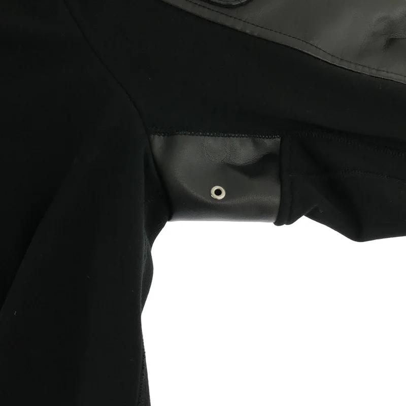 eye JUNYA WATANABE COMME des GARCONS MAN / アイジュンヤワタナベ マン | 2023AW | × REIGNING CHAMP / フェイクレザー切り替え スウェット | L | メンズ