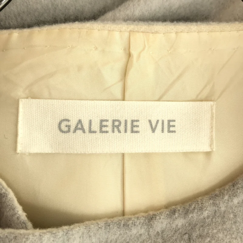 GALERIE VIE / ギャルリーヴィー | ウール ダブルフェイス カラーレストレンチショートコート | 36 | レディース