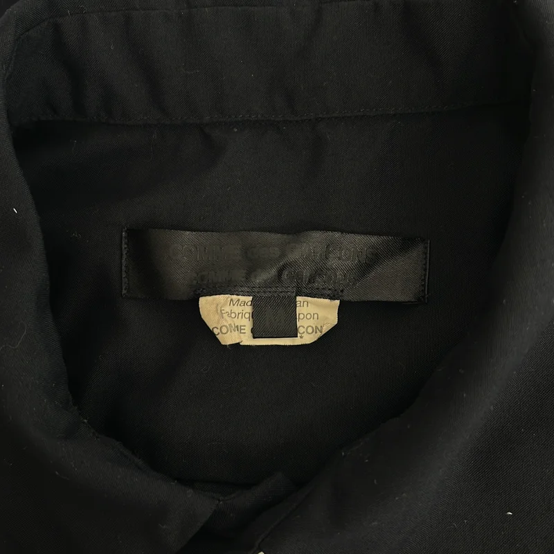 COMME des GARCONS COMME des GARCONS / コムコム | ポリエステル 製品加工 丸襟 シャツ ブラウス | M | レディース