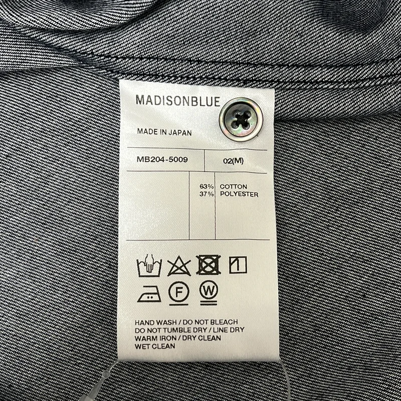 MADISON BLUE / マディソンブルー | 2020AW | ハーフスリーブシャンブレーシャツ | 2 | レディース