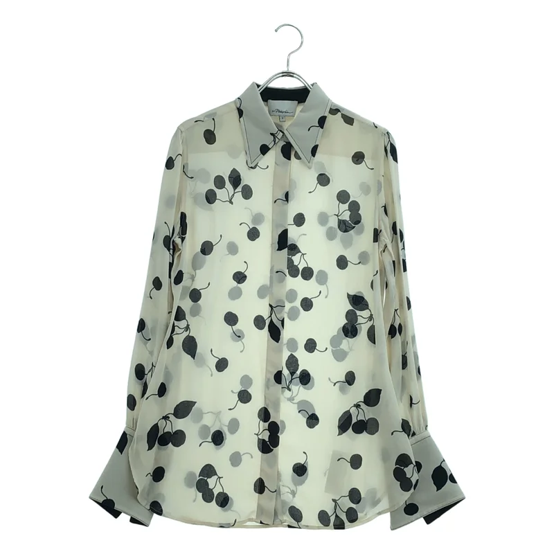 3.1 Phillip Lim / スリーワンフィリップリム | チェリープリント シャツ_長袖 | 2 | レディース