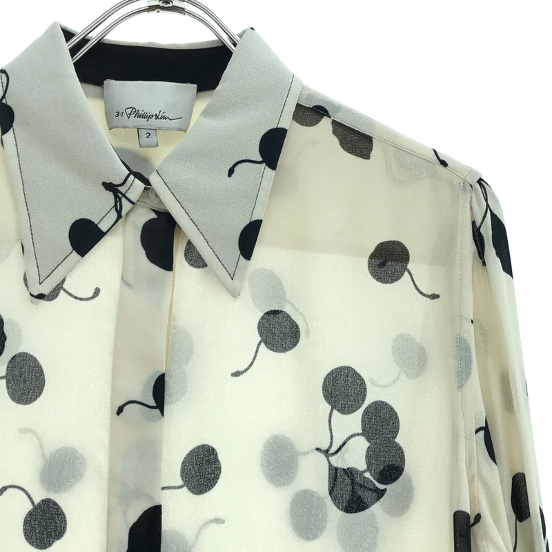3.1 Phillip Lim / スリーワンフィリップリム | チェリープリント シャツ_長袖 | 2 | レディース