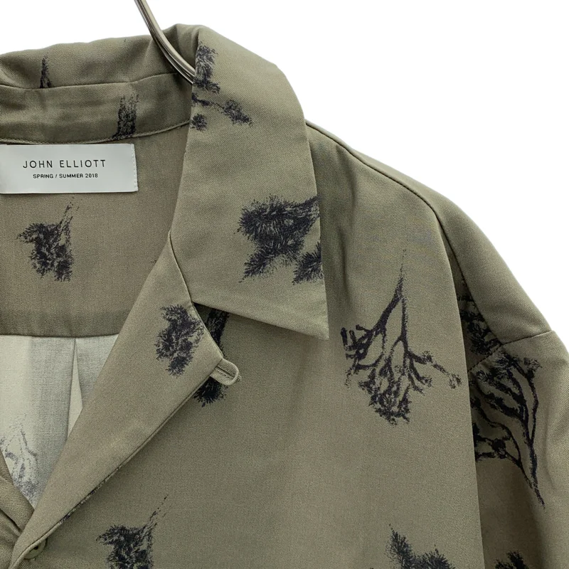 JOHN ELLIOTT / ジョンエリオット | BOWLING SHIRT 総柄 オープンカラー シャツ |