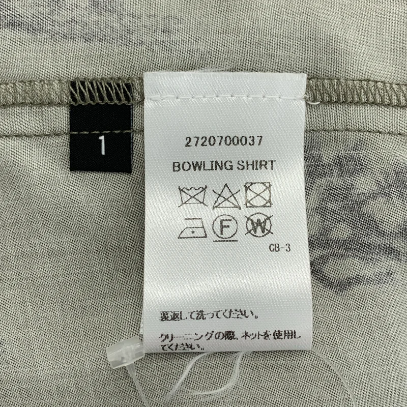JOHN ELLIOTT / ジョンエリオット | BOWLING SHIRT 総柄 オープンカラー シャツ |