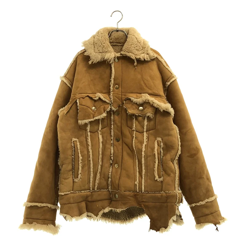 GOOD KARMA DEVELOPMENT / グッドカルマ ディベロップメント | LUKE MOUTON TRUCKER JACKET リバーシブル ムートン トラッカージャケット | 3 | メンズ
