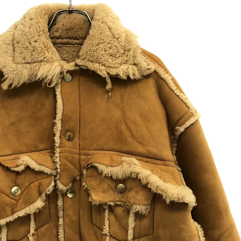 GOOD KARMA DEVELOPMENT / グッドカルマ ディベロップメント | LUKE MOUTON TRUCKER JACKET リバーシブル ムートン トラッカージャケット | 3 | メンズ
