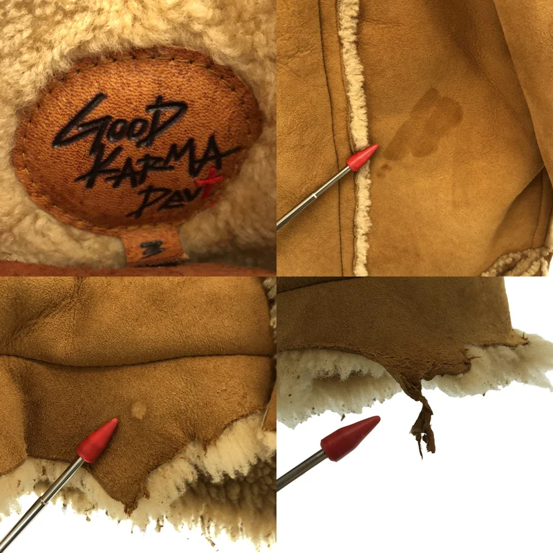 GOOD KARMA DEVELOPMENT / グッドカルマ ディベロップメント | LUKE MOUTON TRUCKER JACKET リバーシブル ムートン トラッカージャケット | 3 | メンズ
