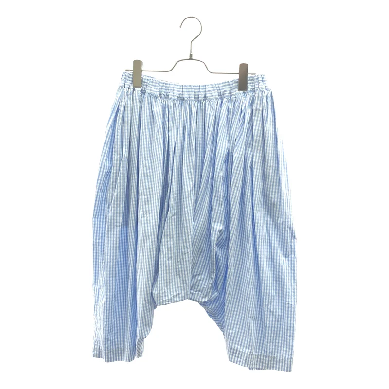 tao COMME des GARCONS / タオコムデギャルソン | 2022SS | コットン チェック ギャザーサルエルパンツ | M | レディース