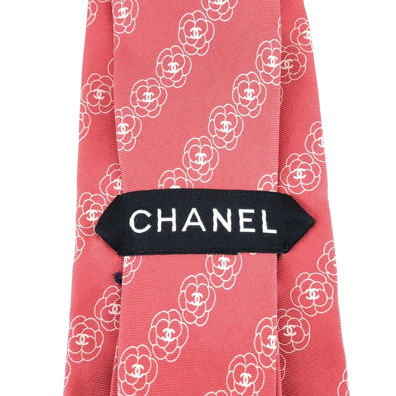 CHANEL / シャネル | シルク 総柄 ココマーク スーツ ネクタイ |