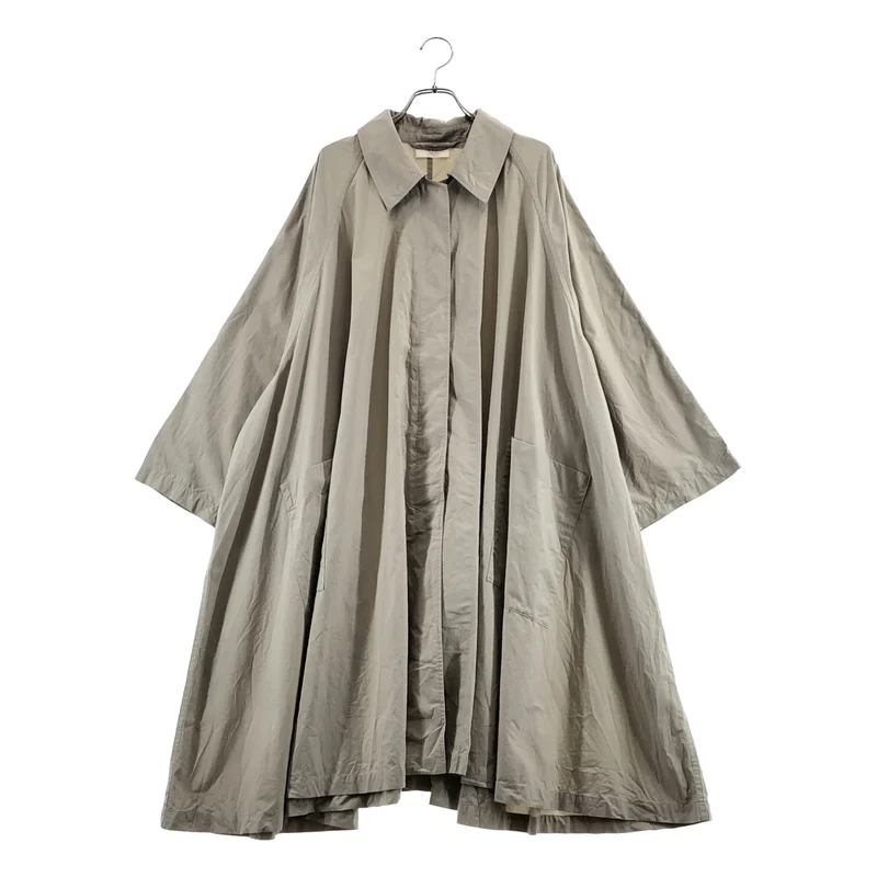 THE ROW / ザロウ | LEINS COAT コットンポプリン オーバーサイズ スプリング ステンカラーコート | XS | レディース