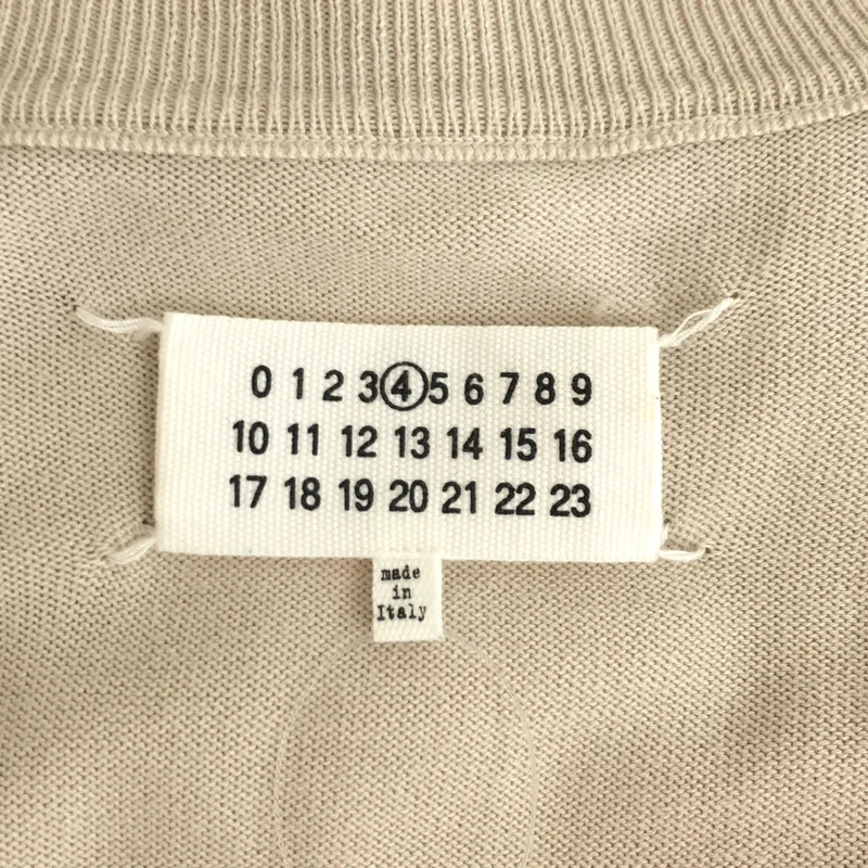 Maison Margiela / メゾンマルジェラ | コットン エルボーパッチ クルーネックニット | M | レディース