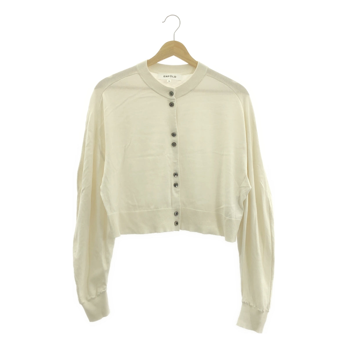 美品】 ENFOLD / エンフォルド | 2025AW | ROUND CARDIGAN シルク