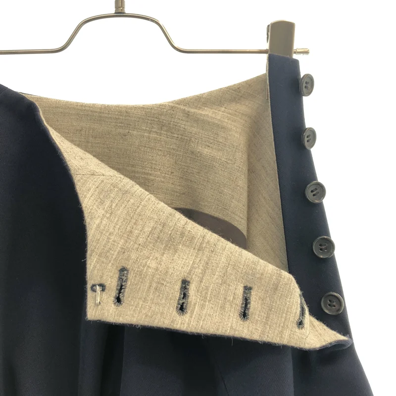 COMME des GARCONS / コムデギャルソン | ウール ボンディング 変形 バルーンスカート |