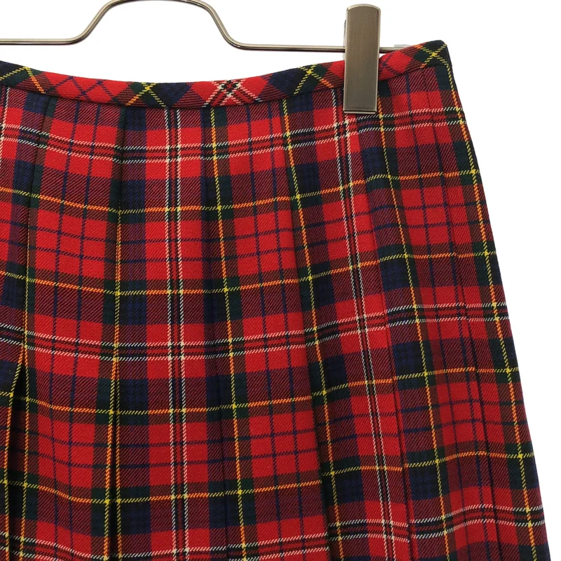 robe de chambre COMME des GARCONS / ローブドシャンブルコムデギャルソン | 2002AW | チェック プリーツスカート | M | レディース