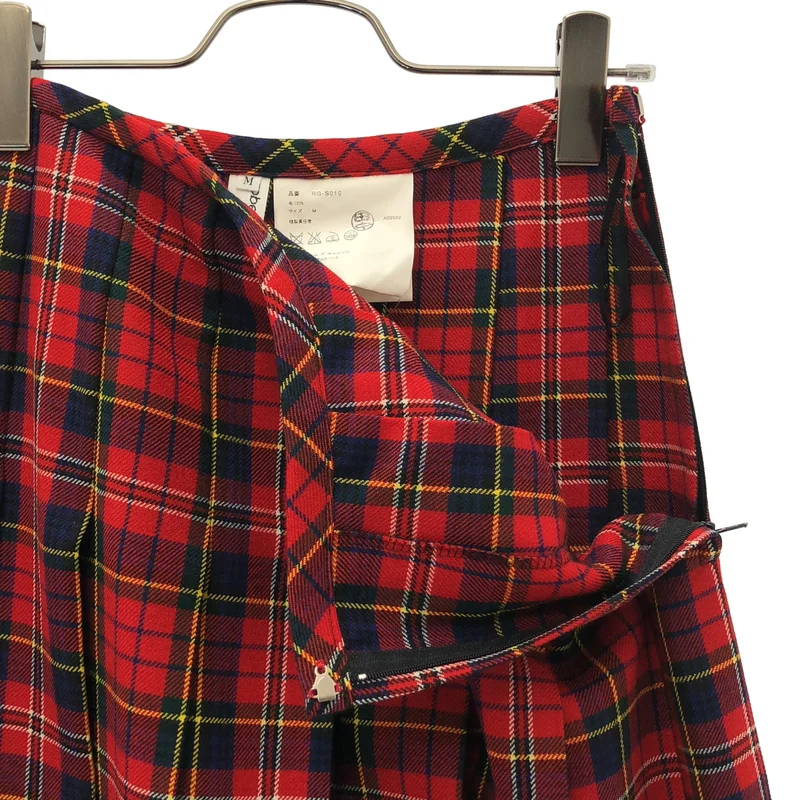 robe de chambre COMME des GARCONS / ローブドシャンブルコムデギャルソン | 2002AW | チェック プリーツスカート | M | レディース