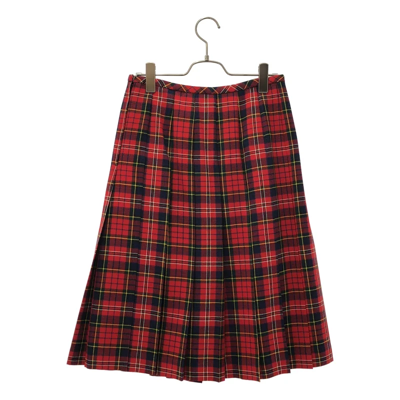 robe de chambre COMME des GARCONS / ローブドシャンブルコムデギャルソン | 2002AW | チェック プリーツスカート | M | レディース