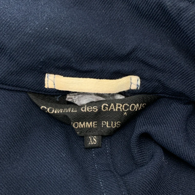 COMME des GARCONS HOMME PLUS / コムデギャルソンオムプリュス | 2010SS | ポリエステル縮絨 製品染め チェック切替 テーラードジャケット | XS | メンズ