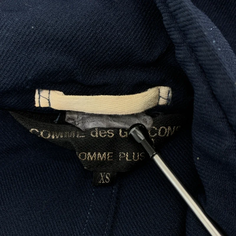 COMME des GARCONS HOMME PLUS / コムデギャルソンオムプリュス | 2010SS | ポリエステル縮絨 製品染め チェック切替 テーラードジャケット | XS | メンズ