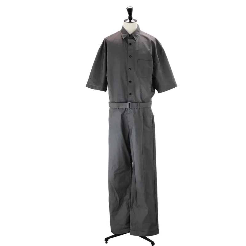 stein / シュタイン | OVERSIZED HALF SLEEVE JUMP SUIT ジャンプスーツ オールインワン | S | メンズ
