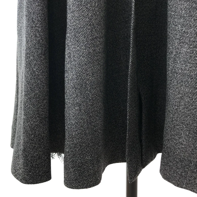 Christian Dior / クリスチャンディオール | ウール スリット レース ショートスリーブワンピース | 36 | レディース