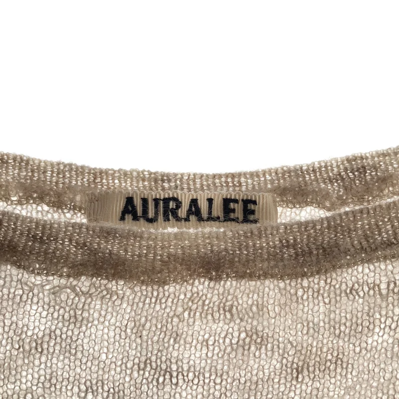 AURALEE / オーラリー | KID MOHAIR SHEER KNIT BOAT NECK P/O モヘア