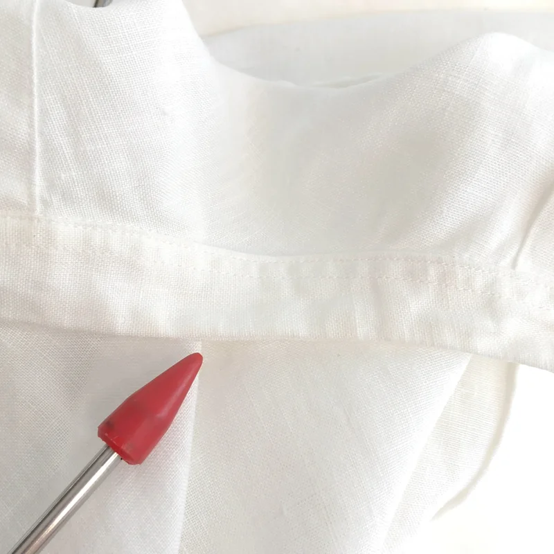 Graphpaper / グラフペーパー | Linen L/S Oversized Band Collar Shirt リネン オーバーサイズ バンドカラーシャツ | F | メンズ