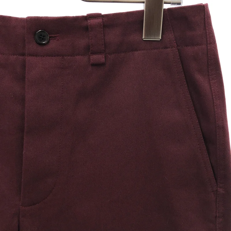 SAINT LAURENT PARIS / サンローランパリ | コットン ストレートパンツ | 36 | レディース