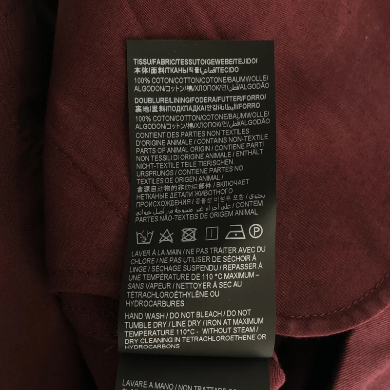 SAINT LAURENT PARIS / サンローランパリ | コットン ストレートパンツ | 36 | レディース
