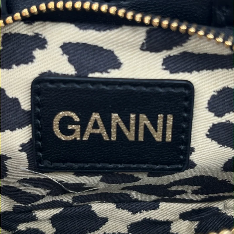 Ganni / ガニー | バタフライ クロスボディ チェーン ショルダーバッグ |