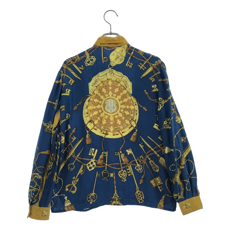 HERMES / エルメス | ヴィンテージ / LES CLES 鍵柄 シルクシャツ |