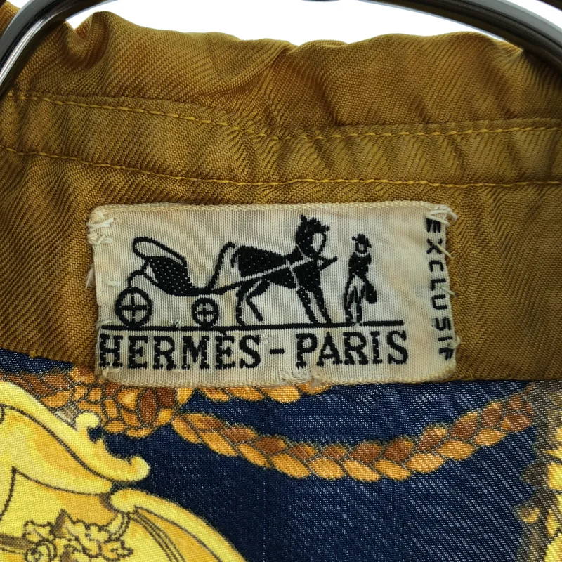 HERMES / エルメス | ヴィンテージ / LES CLES 鍵柄 シルクシャツ |