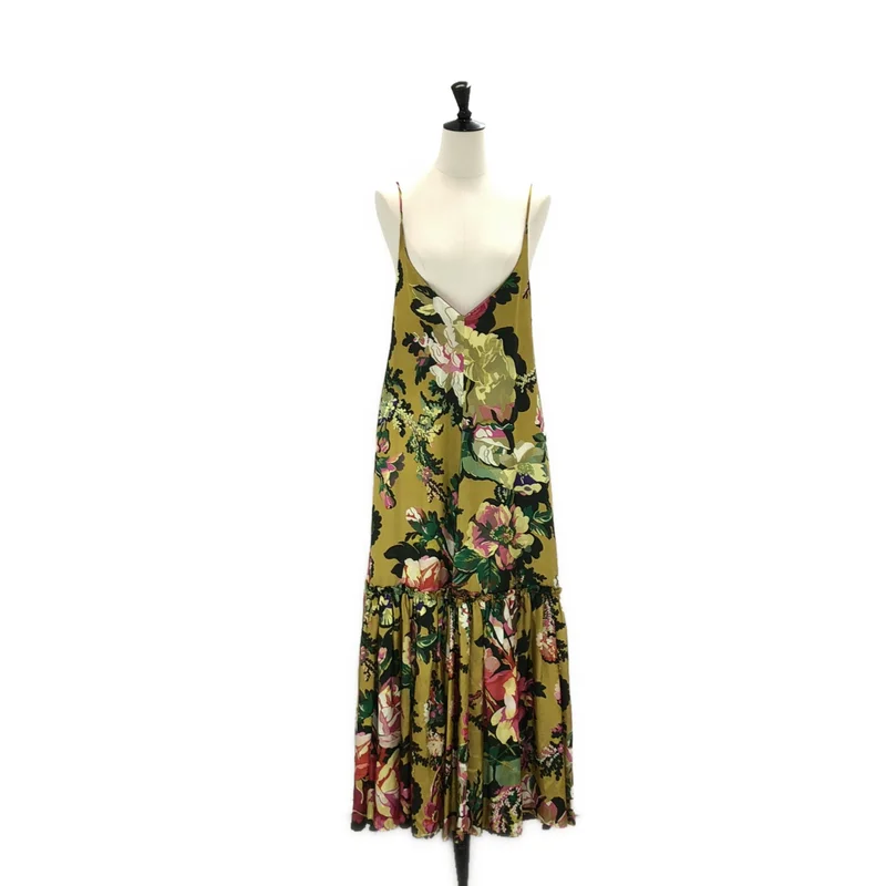 DRIES VAN NOTEN / ドリスヴァンノッテン | 2020SS | × Christian Lacroix ギャザー キャミソール ワンピース | 34 | レディース