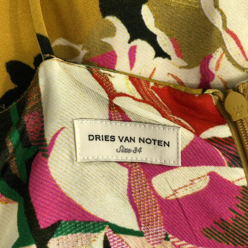 DRIES VAN NOTEN / ドリスヴァンノッテン | 2020SS | × Christian Lacroix ギャザー キャミソール ワンピース | 34 | レディース