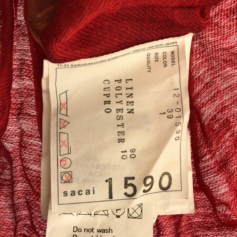 sacai / サカイ | 特殊加工 ノースリーブ ワンピース | 1 | レディース