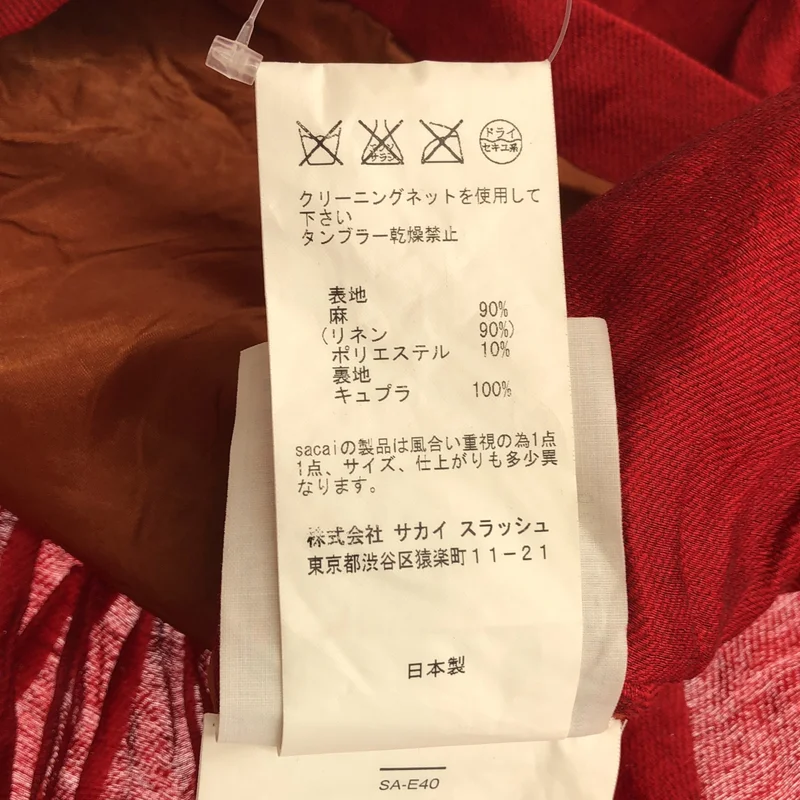 sacai / サカイ | 特殊加工 ノースリーブ ワンピース | 1 | レディース