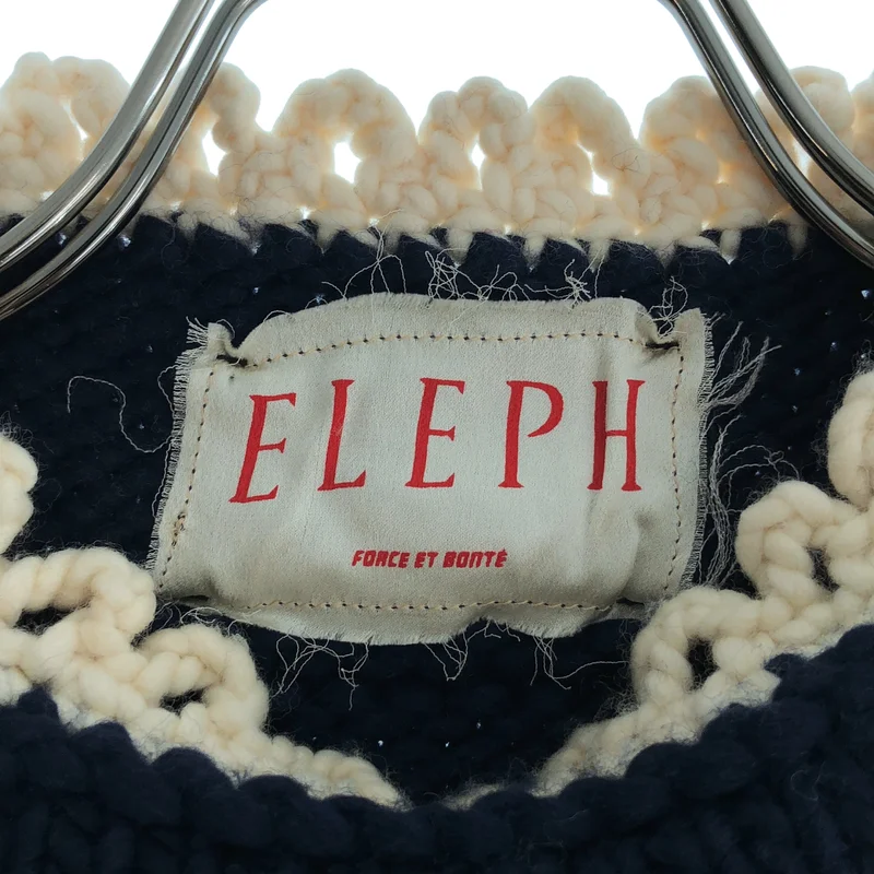 ELEPH / エレフ | ニット ローゲージ ベスト | XS | レディース