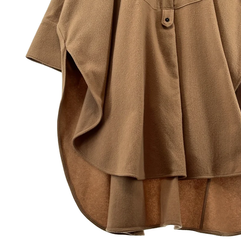 JIL SANDER / ジルサンダー | カシミヤ ウール ドルマンスリーブ シャツワンピース | 34 | レディース