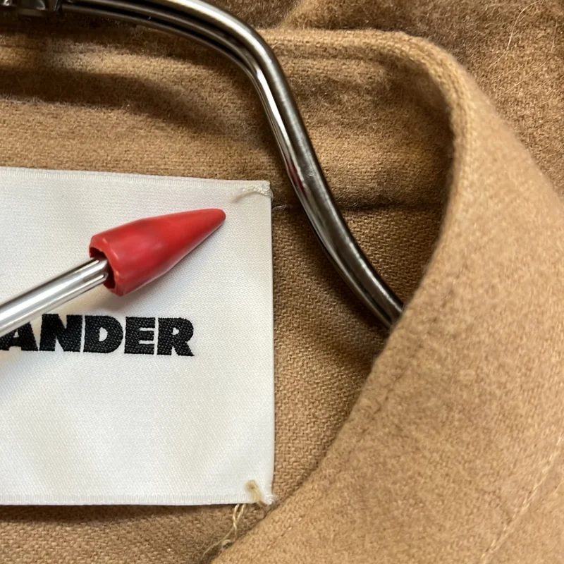 JIL SANDER / ジルサンダー | カシミヤ ウール ドルマンスリーブ シャツワンピース | 34 | レディース