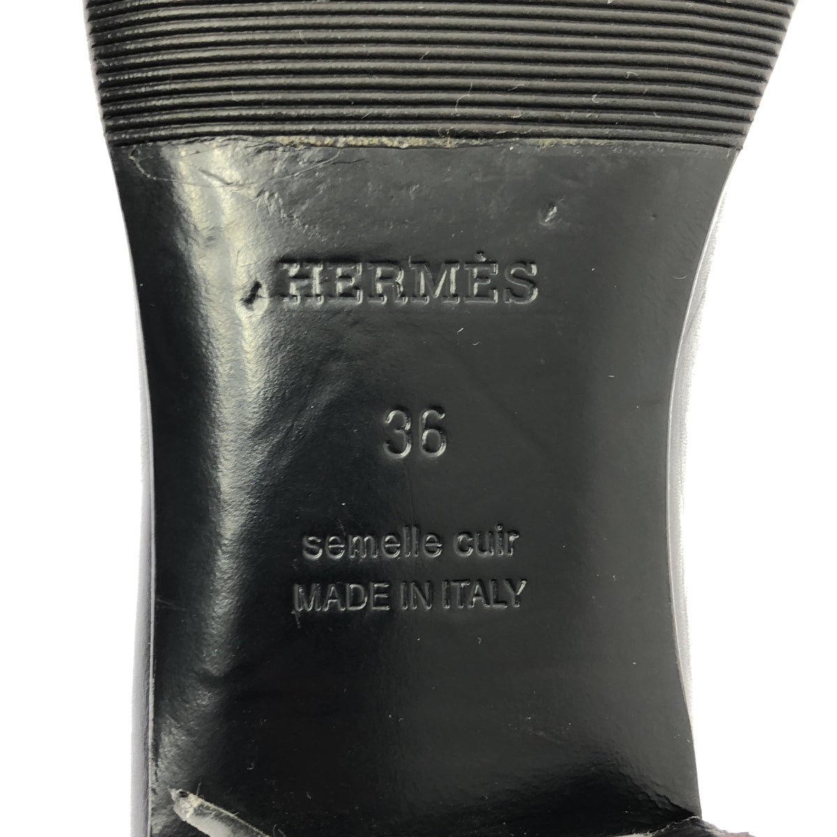 美品】 HERMES / エルメス | Destin / デスタン レザー ケリーバックル