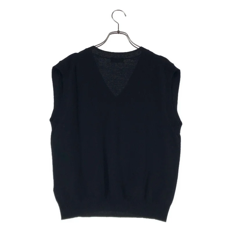 MARGARET HOWELL / マーガレットハウエル | POCKET SLIPOVER ウール カシミヤ Vネック ニットベスト | 2 | レディース