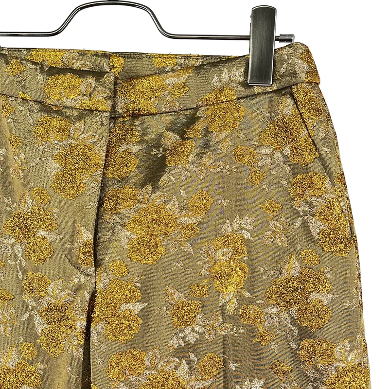 DRIES VAN NOTEN / ドリスヴァンノッテン | 2023AW | POUMAS 7386 W.W.PANTS エンブロイダリー パンツ | 34 | レディース