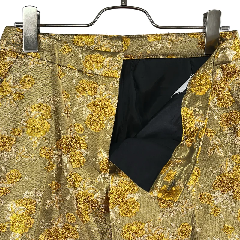 DRIES VAN NOTEN / ドリスヴァンノッテン | 2023AW | POUMAS 7386 W.W.PANTS エンブロイダリー パンツ | 34 | レディース