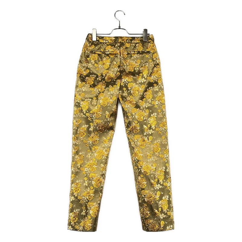 DRIES VAN NOTEN / ドリスヴァンノッテン | 2023AW | POUMAS 7386 W.W.PANTS エンブロイダリー パンツ | 34 | レディース